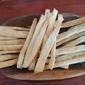 El cooksnap de Marina Acuña cuando hizo Grisines caseros.