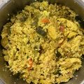 El cooksnap de Faela cuando hizo Cuscús con pollo al curry y verduras.