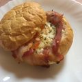 Fanni Szabó Cooksnap-ja, amikor elkészítette a(z) Reggeli tojásos-baconos zsemle receptet.
