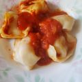 El cooksnap de Lola Narvaez cuando hizo Sorrentinos de jamón y queso.