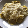 El cooksnap de Maiko Kamata cuando hizo Pasta rellena de setas a la nata.