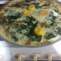 El cooksnap de Carlos Cordoba cuando hizo Pizza al huevo.