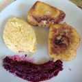 Cooksnap από ΑΝΤΑ στη συνταγή Μπακαλιάρος τηγανητός, με σκορδαλιά φάβας και βινεγκρέτ παντζάρι