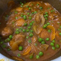 El cooksnap de Noemi cuando hizo Albóndigas con tomate.