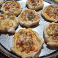 El cooksnap de Agussiza cuando hizo Canastitas caprese.