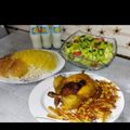 کوک اسنپ Aishan بعد از امتحان کردن مرغ شکم پر.
