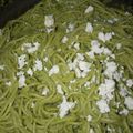 El cooksnap de Jose Sarde cuando hizo Tallarines verdes Peruanos.