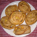El cooksnap de Mairi 🌻 cuando hizo Roll de harina integral y manzana 🍎.