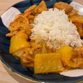 ekitchen's cooksnap of when they made Raisukaree Tofu 🍛.
