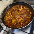 El cooksnap de Karina Araos Codoceo cuando hizo Tomaticán de lentejas.