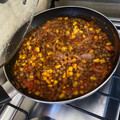 El cooksnap de Karina Araos Codoceo cuando hizo Tomaticán de lentejas.