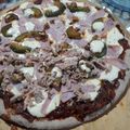 El cooksnap de Alejandro Vera cuando hizo Pizza con harina integral y sin aceite.