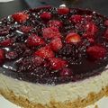El cooksnap de Ceci Chechu Sayueque cuando hizo Cheesecake de frutos rojos (con queso crema).