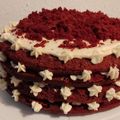 El cooksnap de Lorita cuando hizo Red velvet cake (torta de terciopelo rojo).