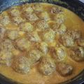 El cooksnap de Cook_and_Jud cuando hizo Albóndigas de pollo en salsa de almendras.