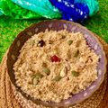 Seema Raghav का कुकस्नैप जब उन्होंने राजस्थानी चूरमा (Rajasthani Churma(recipe in Hindi) बनाया था।