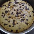 El cooksnap de Blankito cuando hizo Torta de banana con chispas de chocolate.