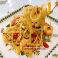 Cooksnap Mahadiah semasa beliau membuat Spaghetti Aglio Olio.