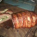 El cooksnap de Claudio Aguero cuando hizo Rollo de carne relleno con jamón queso y espinaca.