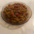 El cooksnap de Eduardo Agudo Alba cuando hizo Macarrones con salchichas frankfurt.