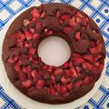 il Viví quando ha preparato Ciambella cacao e fragole