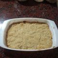 El cooksnap de Mónica cuando hizo Crumble de Peras.