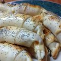 El cooksnap de Norali cuando hizo Medialunas express de jamón y queso.