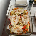 El cooksnap de Nacho Albarrán cuando hizo Merluza al horno con patatas y pimientos!.