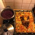 Eszter Németh Cooksnap-ja, amikor elkészítette a(z) Mézes naranccsal és almával töltött kacsa receptet.