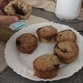 El cooksnap de Lau Pastorino cuando hizo Cupcakes de banana.