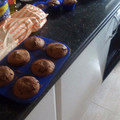 El cooksnap de Silvia Vives cuando hizo Magdalenas de chocolate caseras con pepitas de chocolate.
