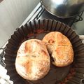 El cooksnap de Maria Hernandez Castro cuando hizo Pan de campo.