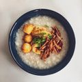 Cooksnap Nurul Kefftya semasa beliau membuat Bubur Ayam Senang Sedap Chunie (Nasi Air B*D*).