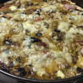 El cooksnap de Melisa Arambillete cuando hizo Tarta HIPER LIGHT de Berenjena Zucchini y Tomate #Veggie.