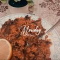 صورة من Alkadi، شاركها بعد تجربة وصفة كبسة الورق العنب اللذيذه 😋😋😋😋
