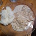 El cooksnap de Mariela Romano cuando hizo Pollo al Roquefort.