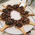 El cooksnap de Raúl López cuando hizo Volovanes rellenos de setas y bacon.