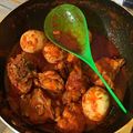 Cooksnap dari Della Antonia untuk resep Telur dan ayam masak habang khas Kalsel