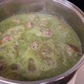 El cooksnap de Gabriela Ace cuando hizo Albóndigas de puerco en salsa verde 😋.