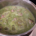 El cooksnap de Gabriela Ace cuando hizo Albóndigas de puerco en salsa verde 😋.
