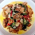 Cooksnap Salwa Md Zam semasa beliau membuat Buttermilk Chicken.