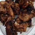 Khalida Misbah's cooksnap of when they made Nigeria Berbecue chicken style with garlic sauce.
