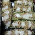 El cooksnap de Beatriz Rodríguez Villalba cuando hizo Zucchinis rellenos vegetarianos.