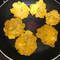El cooksnap de Carolina Rodriguez cuando hizo Patacones -tostones- con ayuda del microondas.