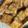 El cooksnap de Melina Di Rosa cuando hizo Croutons al Oreganato con Oliva.