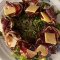 El cooksnap de TereBx cuando hizo Brevas con jamón ibérico y hierbabuena.