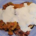 El cooksnap de Claire cuando hizo Borani Banjan (Berenjena con tomate y yogur estilo afgano).