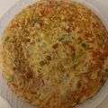 El cooksnap de Vanessa G cuando hizo Tortilla de cebolla pimiento y calabaza.