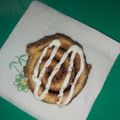 El cooksnap de Javiera Bock cuando hizo Cinnamon rolls.