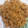 El cooksnap de Noee 🐘 cuando hizo Arroz frito con brotes de soja (vegan).